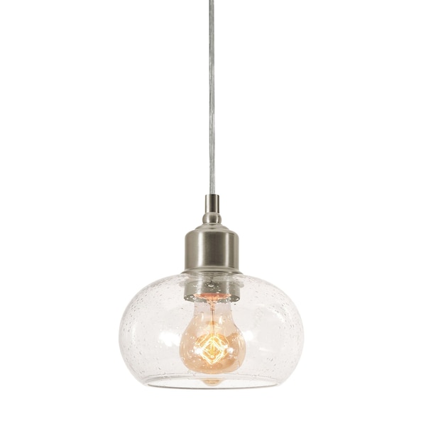 Afx Laney 7'' Pendant, Medium Base , Satin Nickel LNYP07MBSN - main